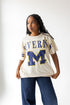Michigan Southern Split Oversized Band Tee